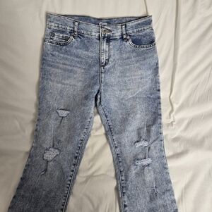 Light Blue Girl's Skinny Ripped Jeans NWT